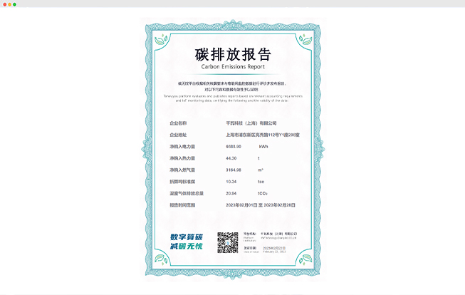 碳排放监控